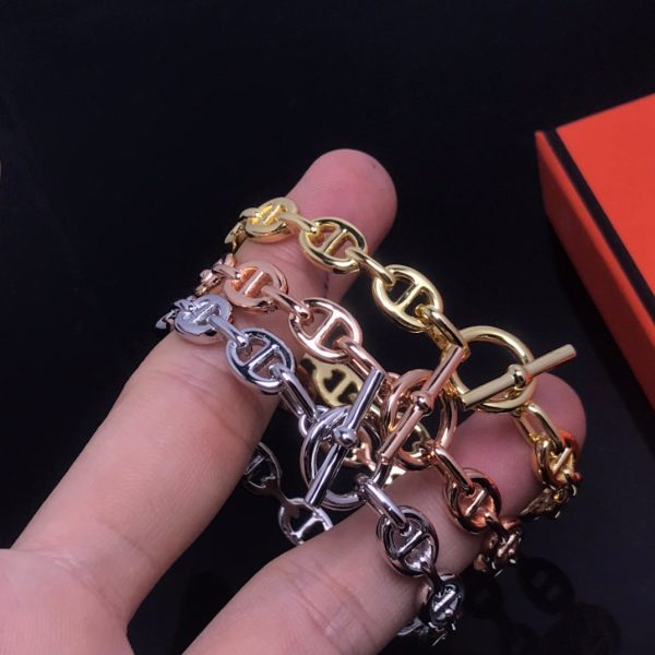 18K Chaine D'ancre H Bracelet - 图片 3