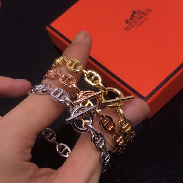 18K Chaine D'ancre H Bracelet - 图片 4