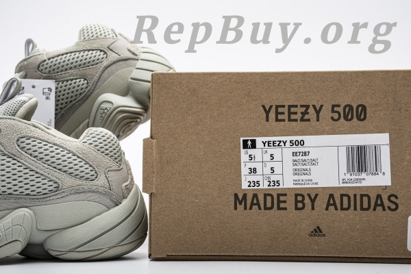 Top Version adidas Yeezy 500 Salt EE7287 - 图片 23