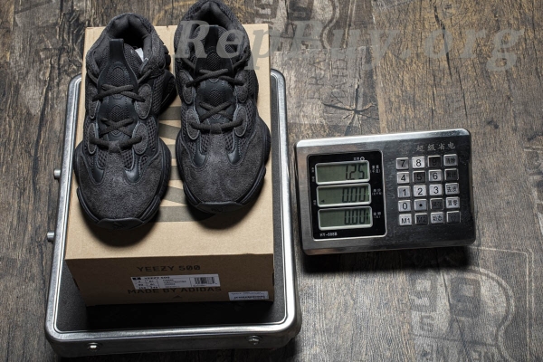 Top Version adidas Yeezy 500 Utility Black F36640 - 图片 20