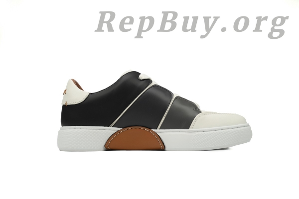 Zegna Tiziano Leather Low-top Sneakers In White Black - 图片 2