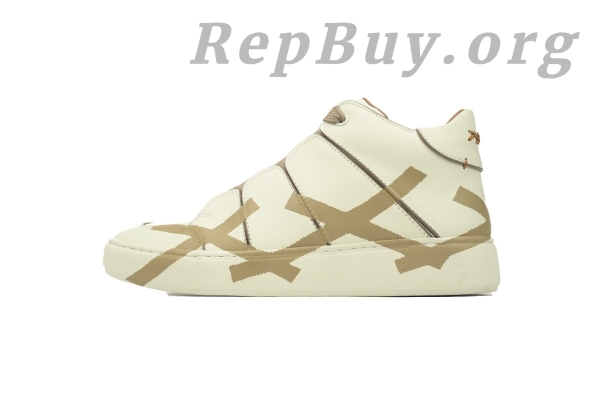 Zegna Tiziano Leather Mid-top Sneakers In Beige