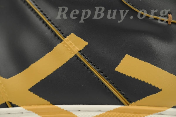 Zegna Tiziano Leather Mid-top Sneakers In Black Yellow - 图片 5