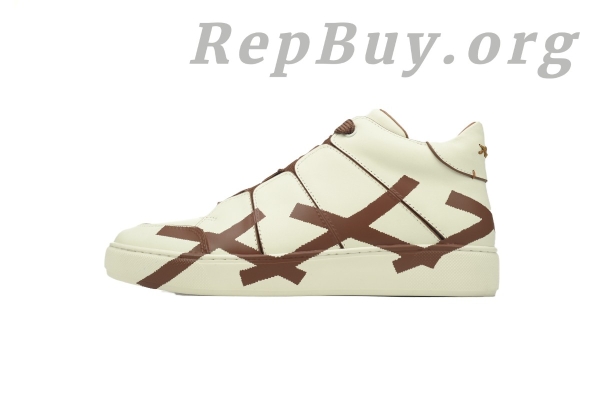 Zegna Tiziano Leather Mid-top Sneakers In Brown