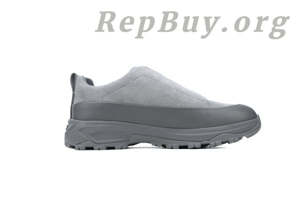 Zegna Triple StitchTM Monte Luxury Casual Shoes Suede Gray - 图片 2