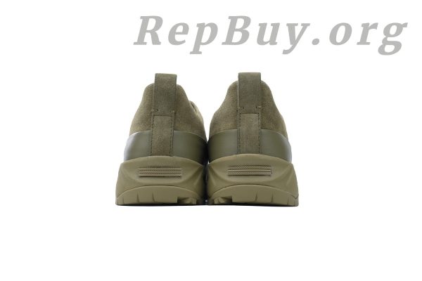 Zegna Triple StitchTM Monte Luxury Casual Shoes Suede Green - 图片 3