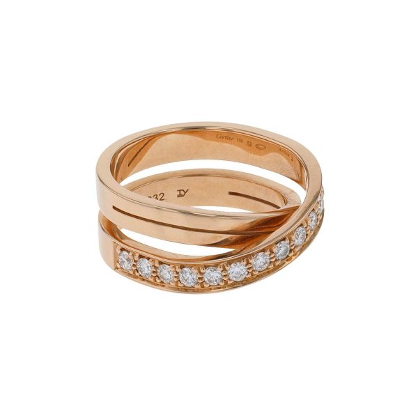 18K Etincelle Diamond Ring